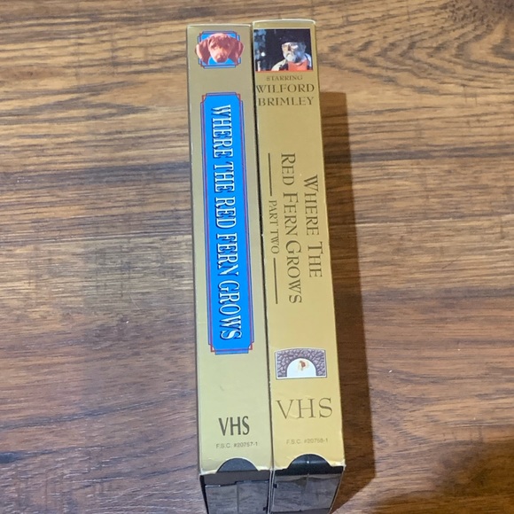 Where the Red Fern Grows VHS Bundle Part 1 & 2 - Picture 2 of 3